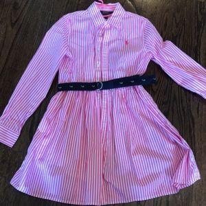 Girls Polo Ralph Lauren Shirtdress